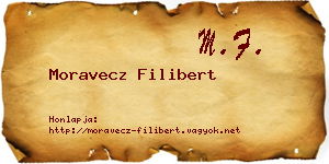 Moravecz Filibert névjegykártya